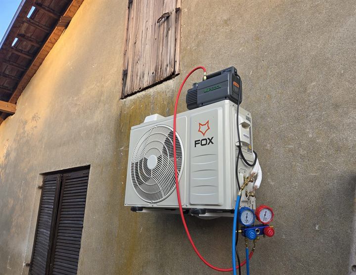 Servis klime, merenje pritiska manometrima
